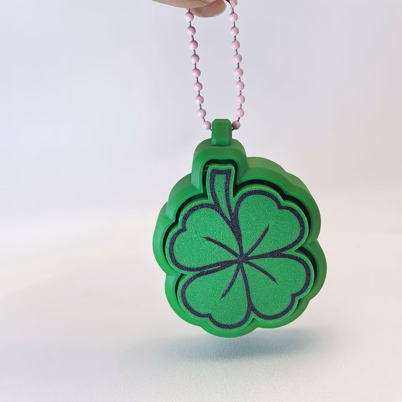 Four-Leaf Clover Clicker Charm