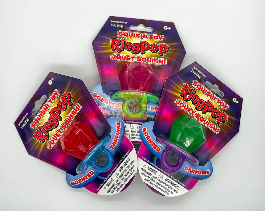 Squishi Toy Ring Pop Scented